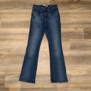 Levi's 725 High Rise Bootcut Jeans Womens Size 29 Medium Wash